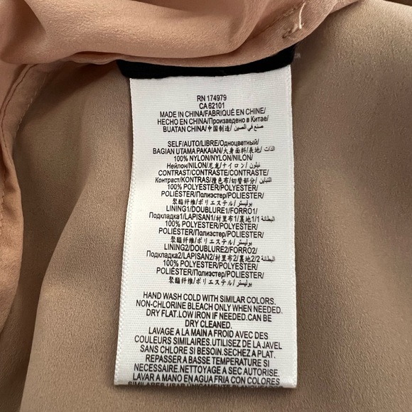 $588 NWT BCBGMAXAZRIA Floral Blooms Metallic Embroidered Ruffle Gown - Picture 15 of 15